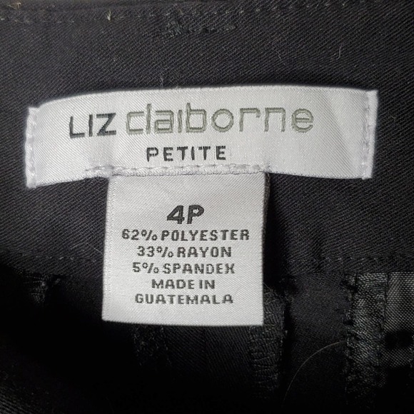 Liz Claiborne Straight Leg Trousers 4P - Picture 4 of 5